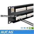 50 porta RJ11 painel de patch de voz de telefone / 1U 19 &quot;rack mount AMP cat3 patch panel